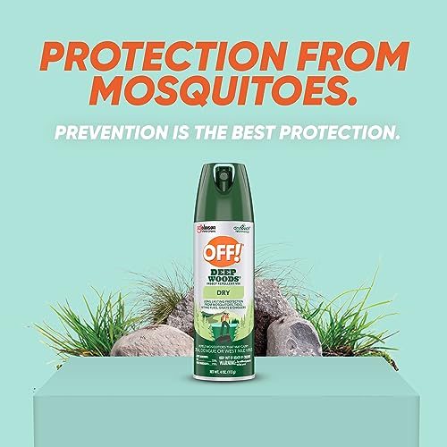OFF! Deep Woods Insect Repellent Aerosol, Dry, Non-Greasy Formula, Bug