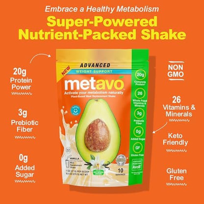 Metavo Advanced Weight Support Meal Replacement Vanilla