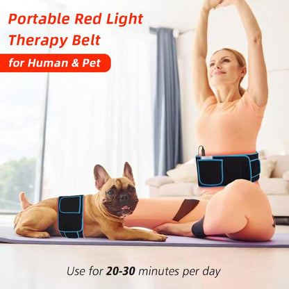 Red Light Therapy Belt, 660&850nm 3 -in-1 Big Chips Near Infrared Therapy Wrap for Body
