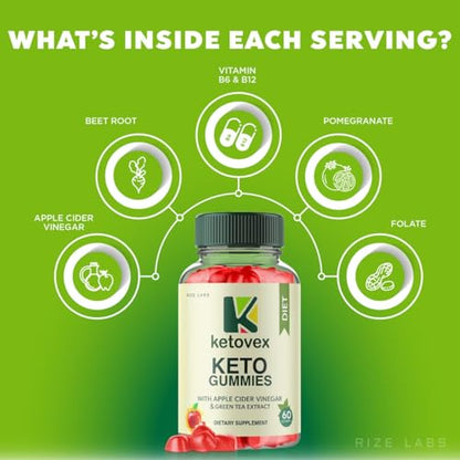 Ketovex Keto BHB Gummies for Weight Loss, Ketovex BHB ACV Gummies Reviews