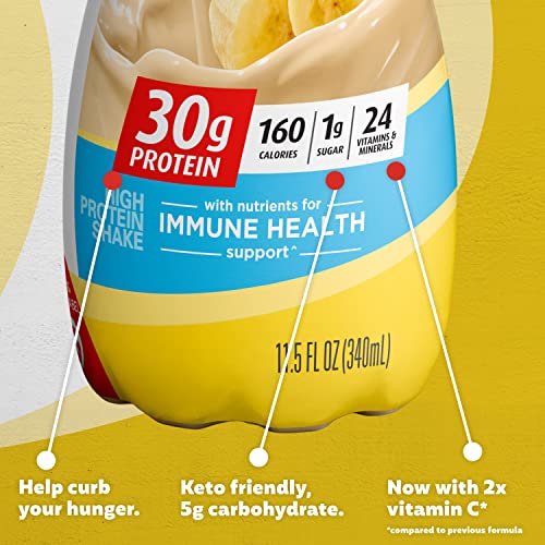 Premier Protein Shake, Bananas & Cream, 30g Protein, 1g Sugar, 24 Vitamins & Minerals
