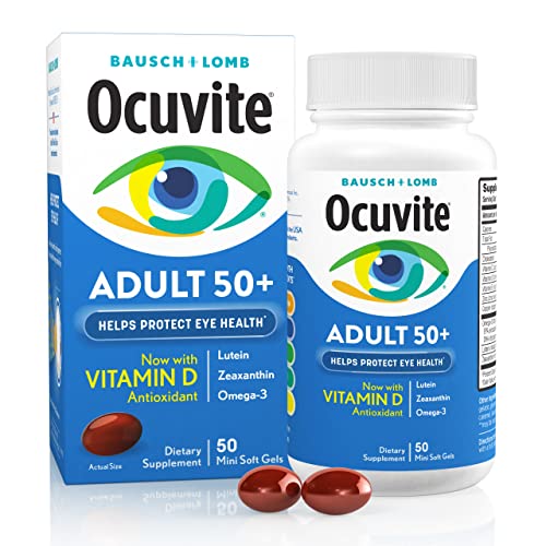 Ocuvite Eye Vitamin & Mineral Supplement, Contains Zinc, Vitamins C, E