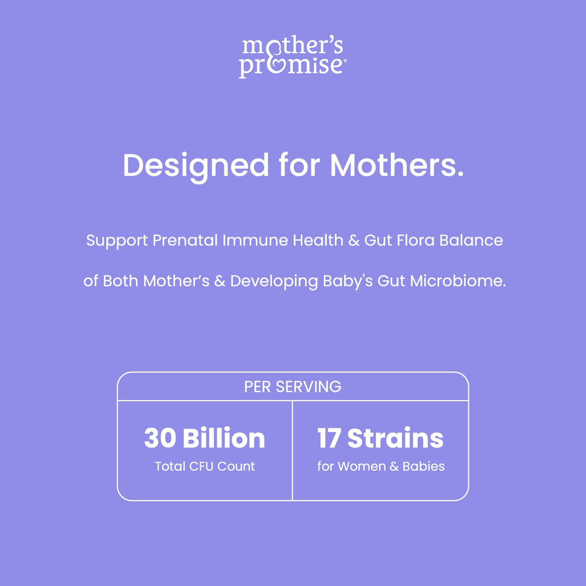 Prenatal Probiotics for Women | 30 Billion CFU, 17 Strains + Organic Prebiotics