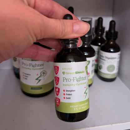 SPRIGS Pro-Fighter Immunity Optimizer Supplement, 2Oz | Comprehensive Immune Support Liquid Formula Blend with Organic Garlic & Goldenseal to Support Your Body's Natural Defense & Respiratory Function