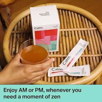 The Absorption Company Relax Bundle - Sleep & Calm Stress Supplements 7PK | Calm Drink Mix Packets, Stress Relief Liposomal Saffron Mix, Patch & Gummy Alternatives, No Melatonin, Cortisol Regulation