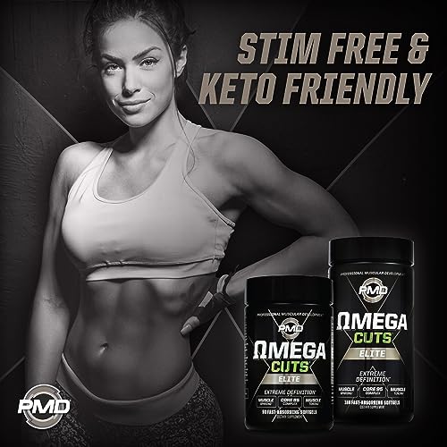 PMD Sports Omega Cuts Elite Fat Loss-Muscle Defining Formula - Omega Fatty Acids