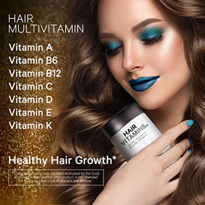 Codeage Hair Vitamins 10000 mcg Biotin, Keratin, Collagen, Vitamin A, B12, C, D3, E, Zinc