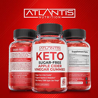 Sugar-Free Keto ACV Gummies for Weight Loss - Apple Cider Vinegar Keto ACV Gummies