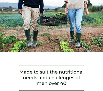 MegaFood Men's 40+ One Daily Multivitamin for Men With Vitamin B, Vitamin D3, Selenium