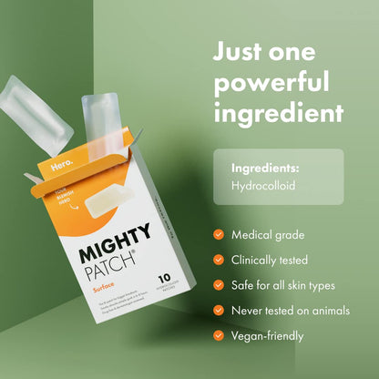 Mighty Patch™ Surface patch from Hero Cosmetics - Hydrocolloid Spot Patch for Body