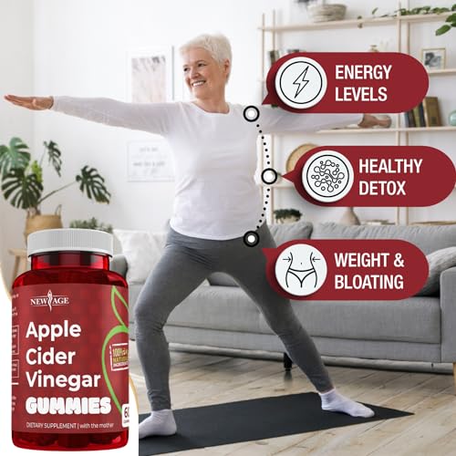 NEW AGE Apple Cider Vinegar Gummies 2-Pack - 120 Count - Immunity & Detox