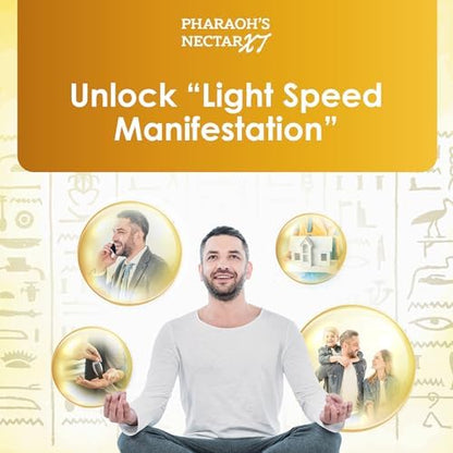 Pineal XT Gold + Pharaoh's Nectar - Pineal Gland Supplement Bundle – 24K Monoatomic Gold Ormus Drops, Pineal Gland Decalcification, Third Eye Awakening, Focus, Energy & Manifestation