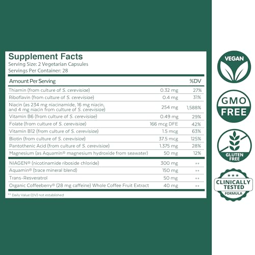 NEUROHACKER COLLECTIVE Qualia NAD+ Nicotinamide riboside nr Supplement