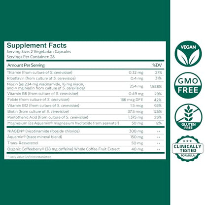 NEUROHACKER COLLECTIVE Qualia NAD+ Nicotinamide riboside nr Supplement