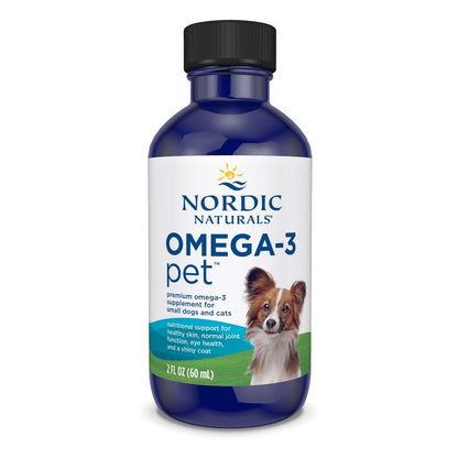 Nordic Naturals Omega-3 Pet, 1380mg Fish Oil for Dogs w/EPA DHA - 16oz | Delivers 1380 mg of omega-3s per teaspoon with EPA and DHA to support heart health, immunity, and overall vitality in dogs