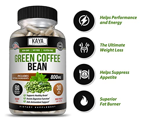 Kaya Naturals Green Coffee Bean 60ct - Weight Management