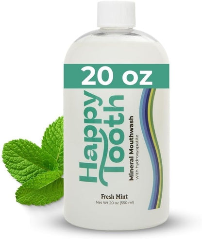 Hydroxyapatite Mouthwash, Remineralizing, Fresh Breath, Mint, 20 Fl Oz