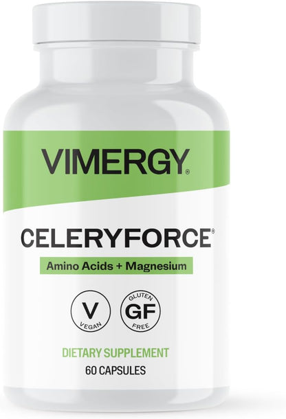 Vimergy Celeryforce – Nutrients and Amino Acids – Supports Your Wellness Routine* – Kosher, Vegan & Gluten-Free – 60 Capsules