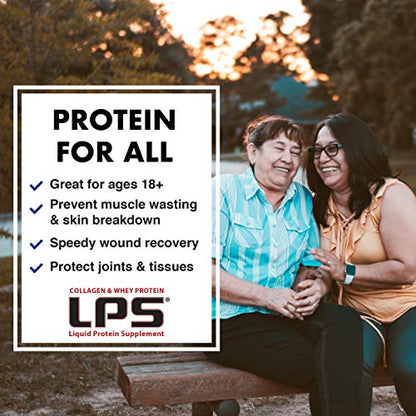 Nutritional Designs LPS Liquid Collagen & Whey Protein Supplement - Non-GMO Drink