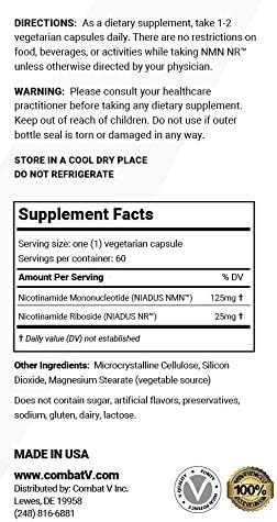 NMN NR 125MG NMN 25MG NR