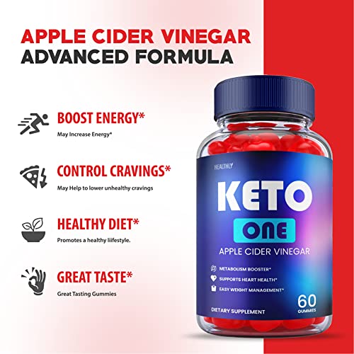 (2 Pack) Keto One Gummies Advanced - Official Formula, Vegan - Keto One Gummies