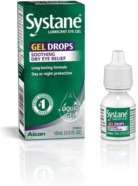 Systane Gel Drops, Anytime Protection 0.33 fl oz (10 ml) Pack of 5