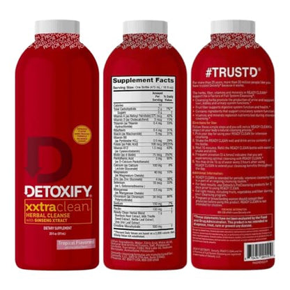 Shootclhear - Detoxify xxtraclean Detox Drink -20 0z- Herbal Precleanse Pills, 6 Panel Test