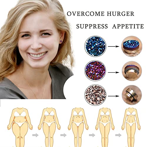 Ronglry Acupressure Slimming Earrings Therapy Weight Loss Earrings for Women Men