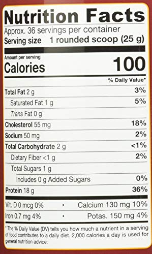 Jarrow Formulas Whey Protein With 18 g of Protein, 3.8 g of BCAAs, & Glutamine, Dietary