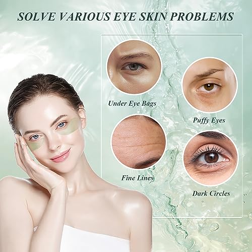 Under Eye Mask - 60 PCS Aloe Vera Under Eye Patches - Combat Puffy Eyes, Dark Circles