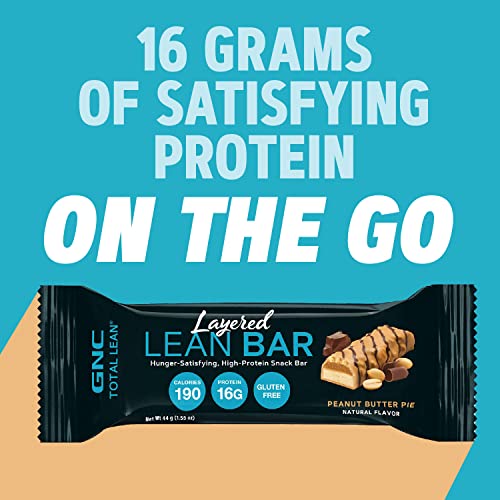 GNC Total Lean Layered Lean Bar|Hunger Satisfying - High Protein Snack Bar