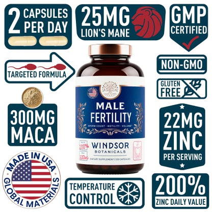 Fertility Supplements For Men Prenatal Vitamins - Conception For Him Male Fertility Vitamin