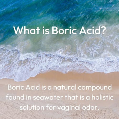pH-D Feminine Health - 600 mg Boric Acid Suppositories - Woman Owned - for Vaginal Odor Use - 12 Count