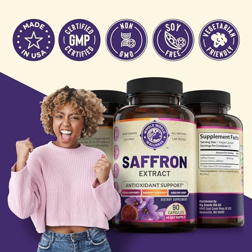 100% Pure Saffron Extract - Metabolism Booster & Natural Appetite Suppressant