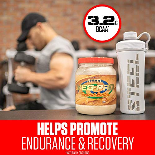 Steel Supplements Veg-PRO | Vegan Protein Powder, Peanut Butter | 25 Servings (1.65lbs)