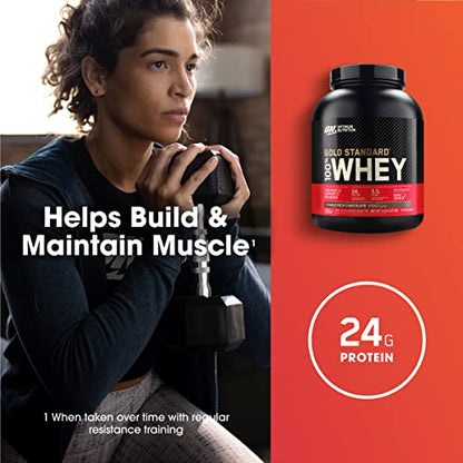 Optimum Nutrition Gold Standard 100% Whey Protein Powder, Double Rich Chocolate