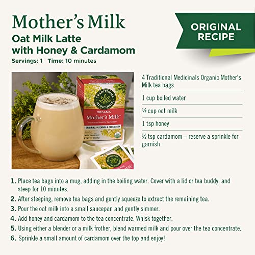 Traditional Medicinals Tea, Organic Mother's Milk, Promotes Healthy Lactation