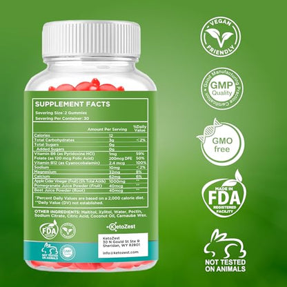 Keto Acv Gummies for Advanced Weight Loss & Belly Fat Burn - Pro Active Super Apple