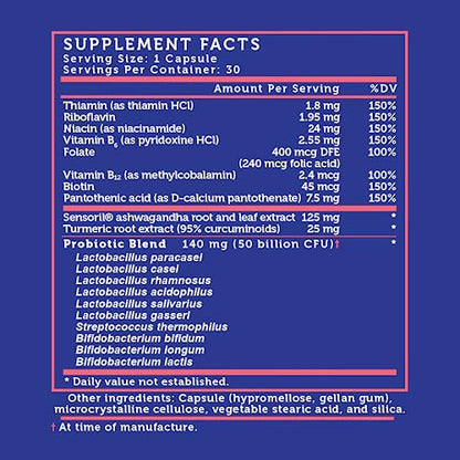 Lovebug Complete Mood Probiotic | 10 Clinically Studied Probiotic Strains & Patented