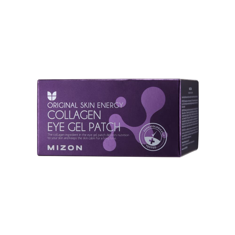 MIZON Collagen Eye Gel Patch, Marine Collagen, Treatment for Puffy Eyes, Eye Pads