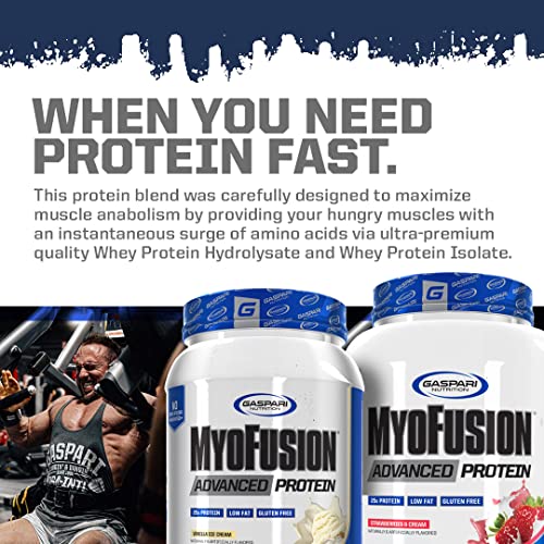 Gaspari Nutrition Myofusion Advanced Protein, Protein Blend with Whey Protein, Casein