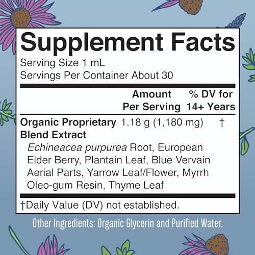 MaryRuth Organics Lymphatic Support Drops, USDA Organic Immune Support Supplement