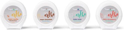 SuperMouth Ortho Floss Threader for Braces, 3 Pack, Mint