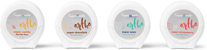 SuperMouth Ortho Floss Threader for Braces, 3 Pack, Mint
