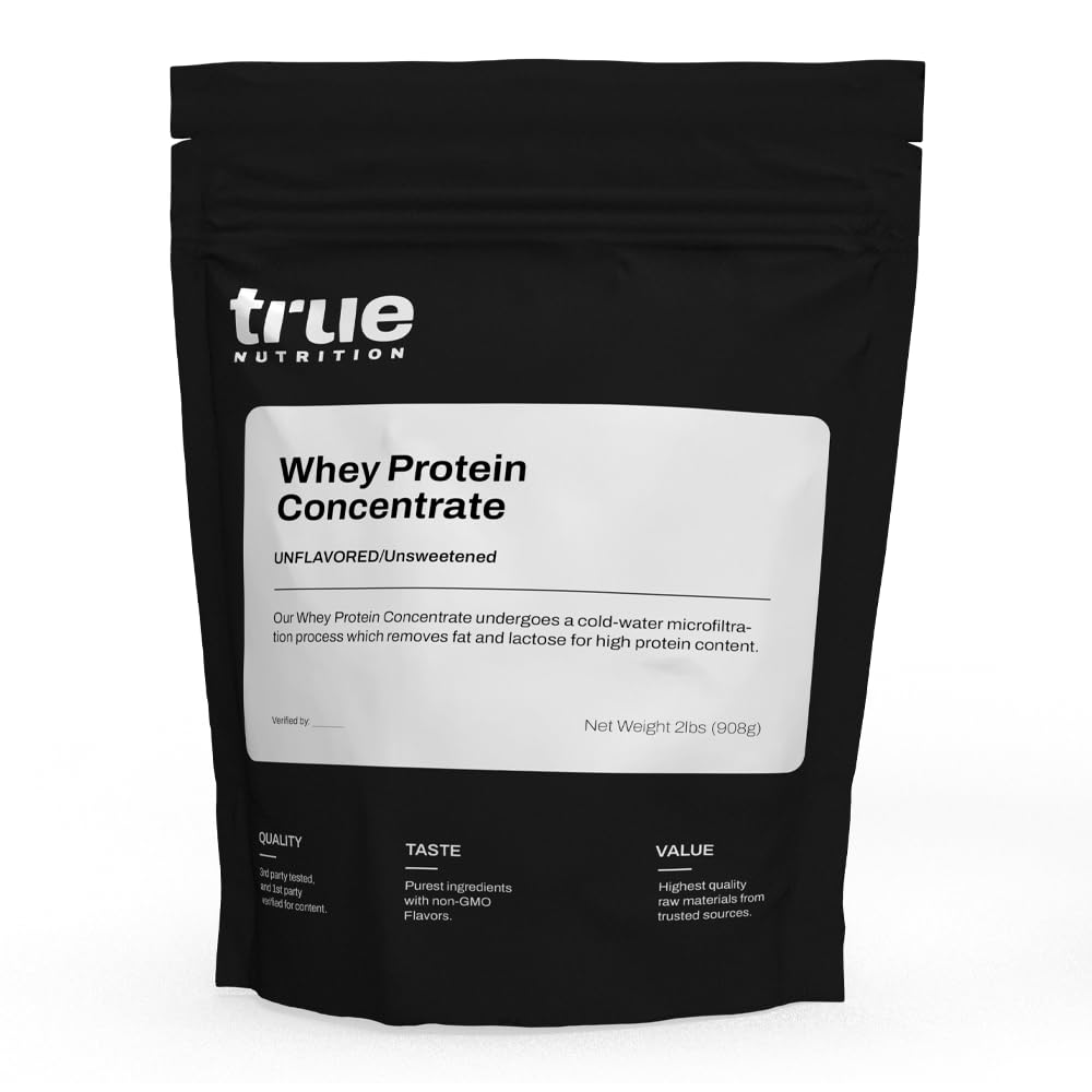 True Nutrition Whey Protein Concentrate, French Vanilla, 2lb