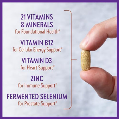 New Chapter Men's Multivitamin for Immune, Stress, Heart + Energy Support