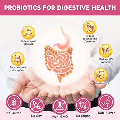 Probiotics for Women Probiotic Powder Supplement - Prebiotics and Probiotics for Weight Loss