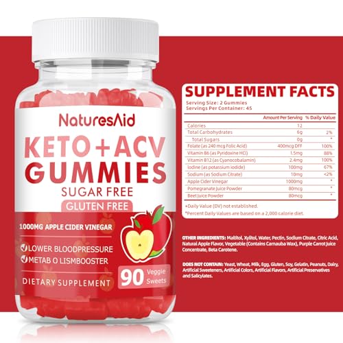 (2 Pack) 180 CT Keto Acv Gummies for Advanced Weight Loss & Belly Fat Burn - Pro