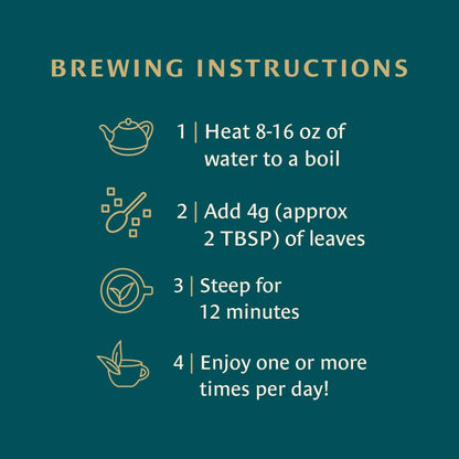 Healing Leaves, Longevity Blend Loose-Leaf Tea- 30 Servings | Biblically Inspired, 12 Fruit Tree Leaf Blend. Supports Digestion, Immune Function, Healthy Inflammation Response and Energy