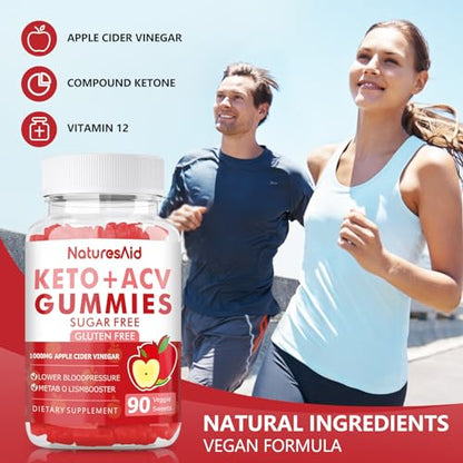 (2 Pack) 180 CT Keto Acv Gummies for Advanced Weight Loss & Belly Fat Burn - Pro